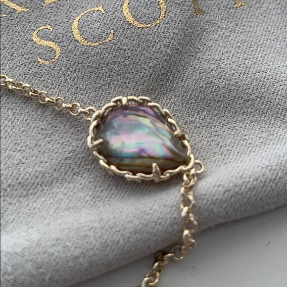 Kendra Scott Gwyneth Gold Strand Necklace NWT - Picture 12 of 16